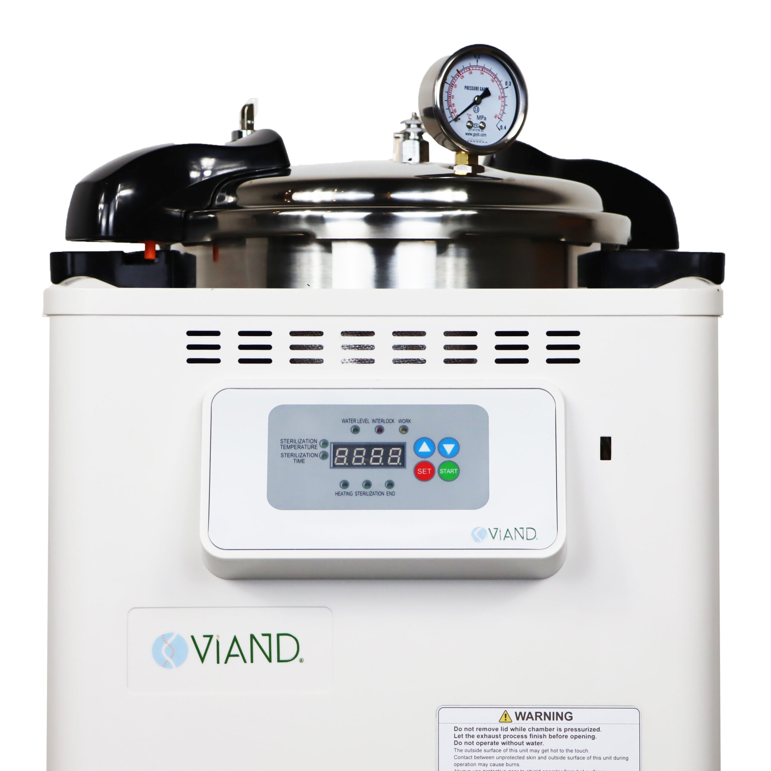 Autoclave Digital Vertical 30Lt 50-126°C Viand
