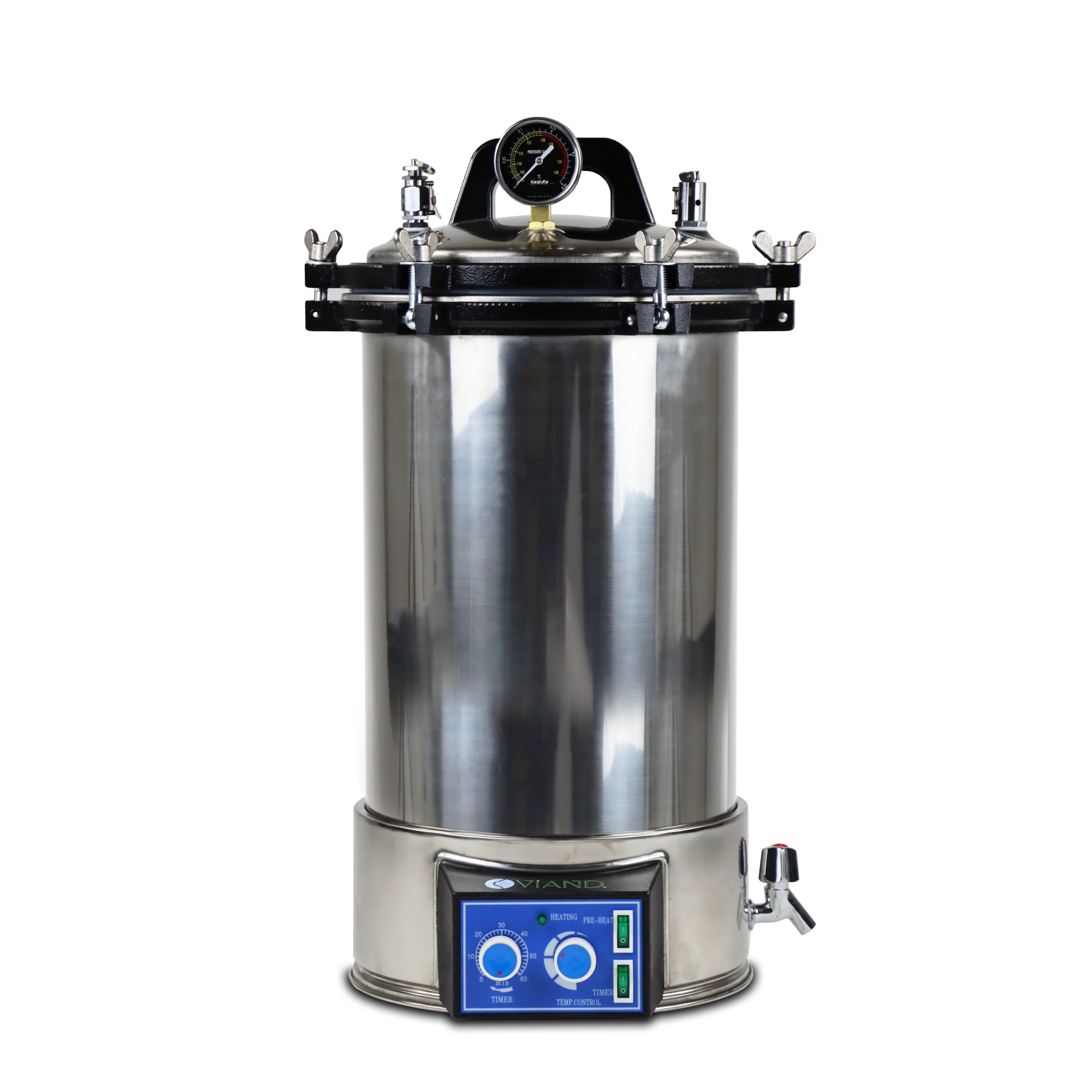Autoclave Vertical Eléctrica Análoga 24Lt 126°C VIAND